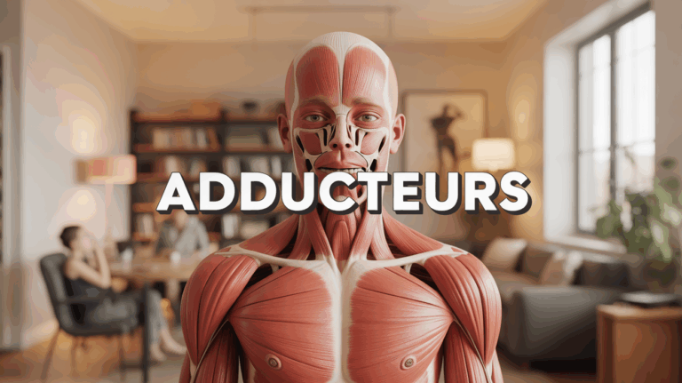 Schéma muscles adducteurs cuisse interne