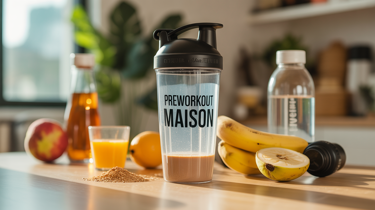 shaker preworkout maison et ingredients naturels