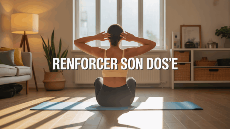 Exercices dos à la maison sur tapis