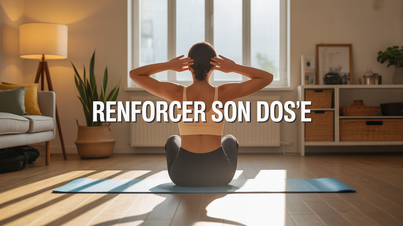 Exercices dos à la maison sur tapis