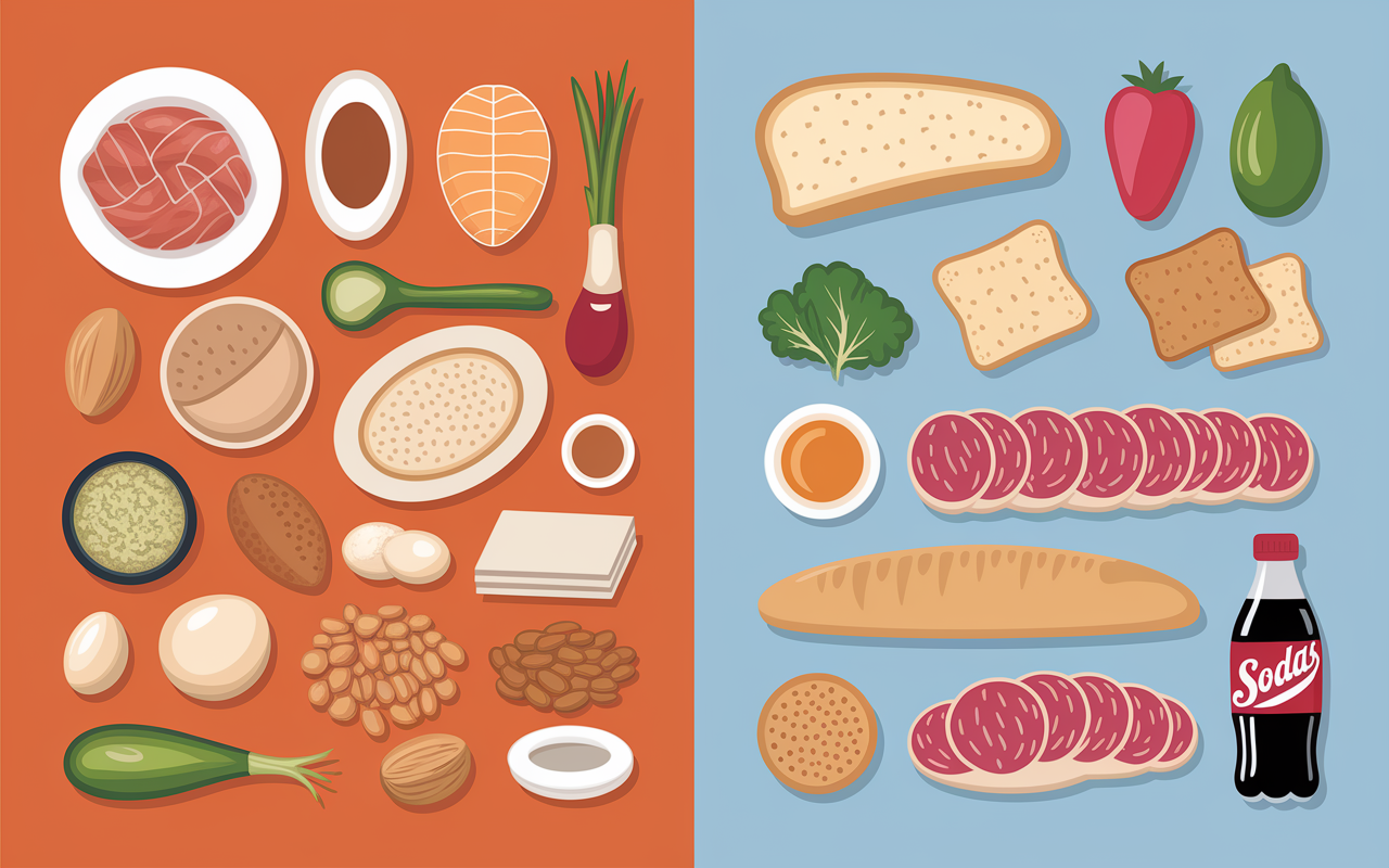 Aliments à privilégier ou éviter régime hyperprotéiné