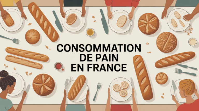 Variétés de pain sur table, ambiance chaleureuse en France