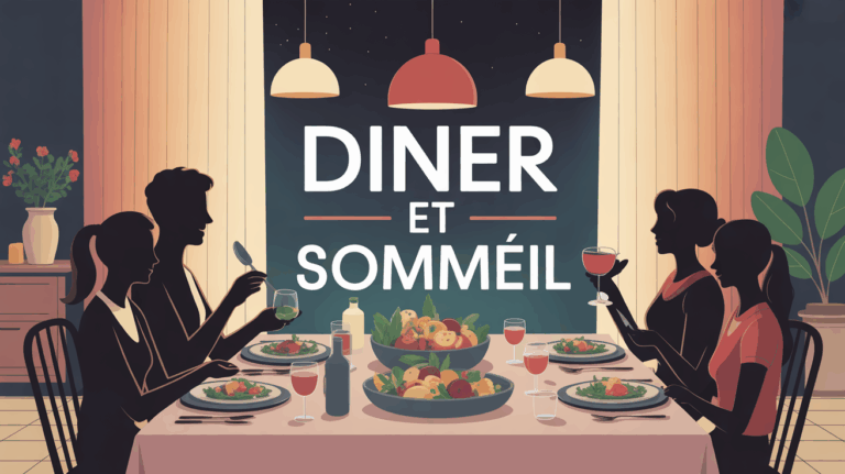 table familiale diner sommeil plats equilibres