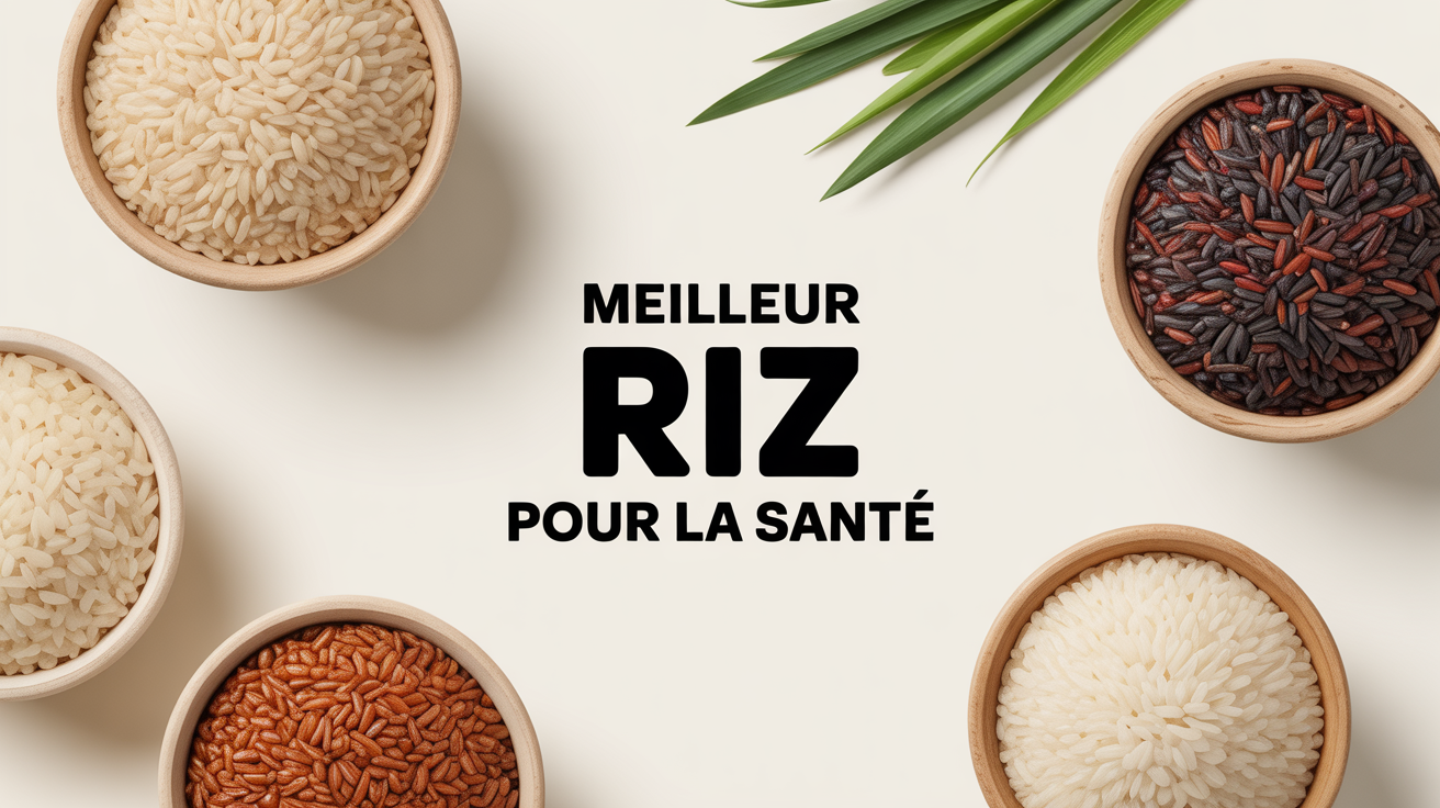 Bols de riz variés complet noir rouge blanc santé