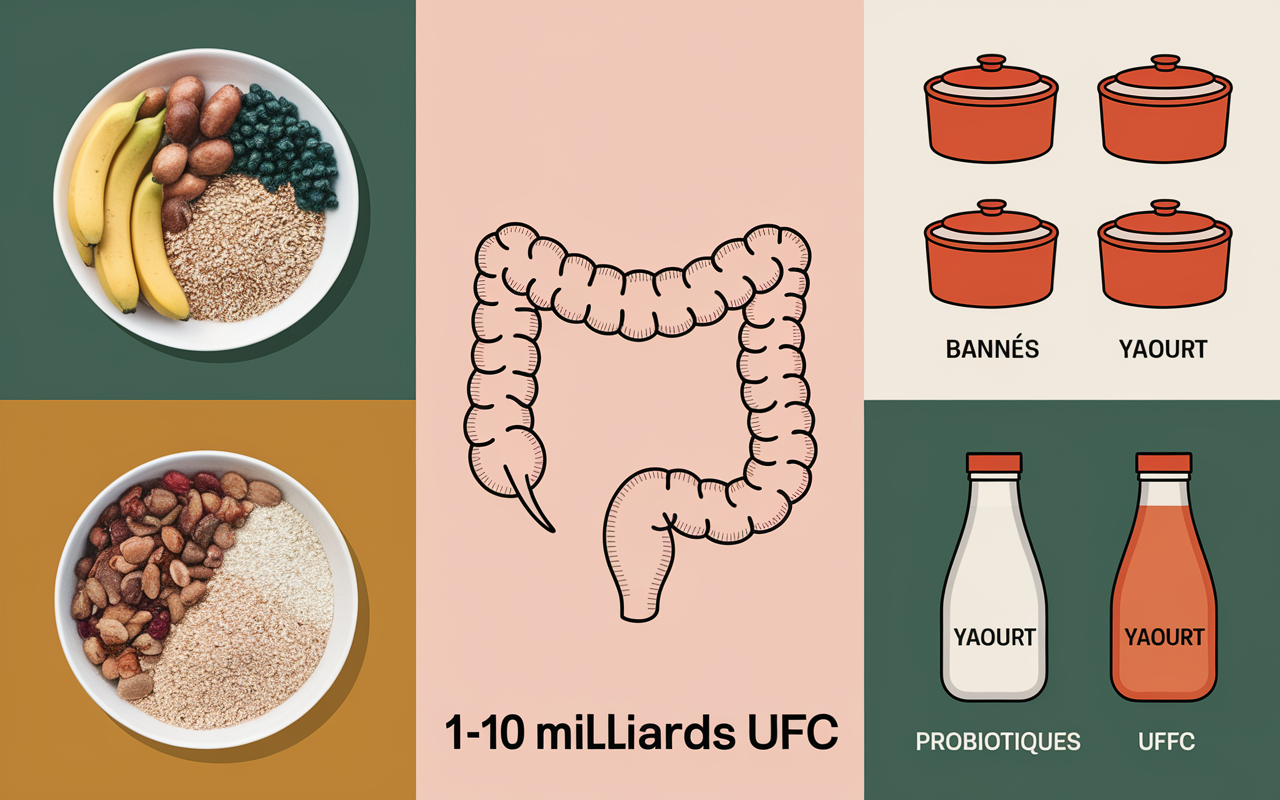exemples aliments riches en prebiotiques probiotiques