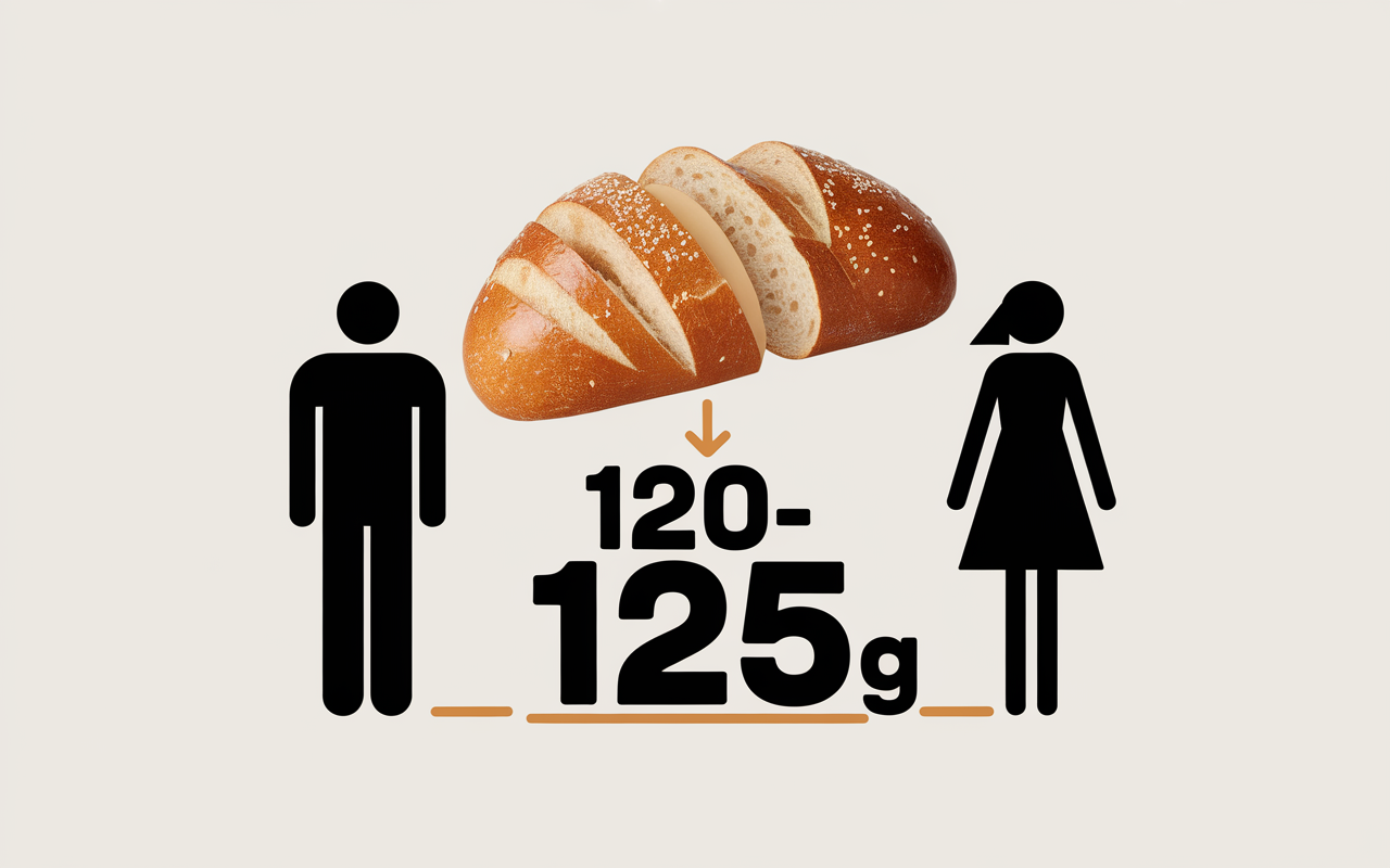 Balance avec baguette coupée et quantité de pain français