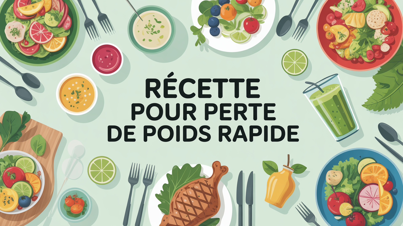 Table plats sains recette pour perte de poids rapide