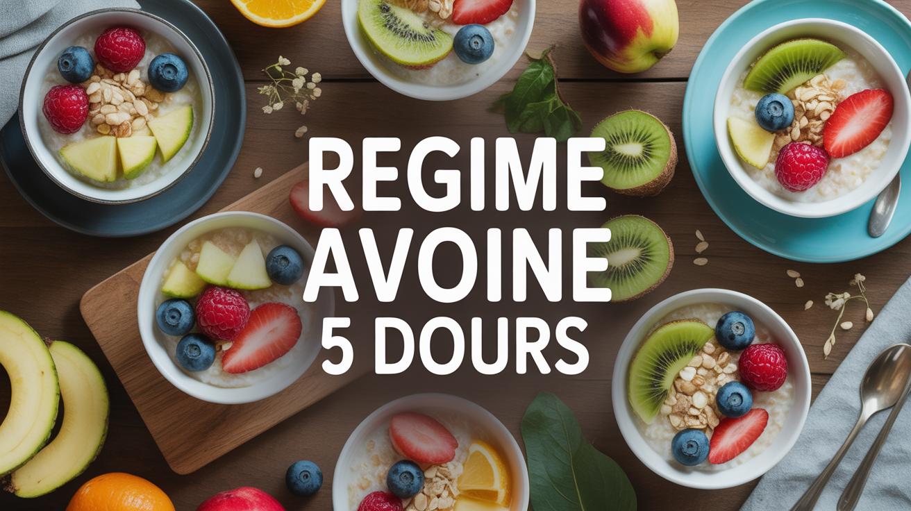porridge avoine fruit regime 5 jours