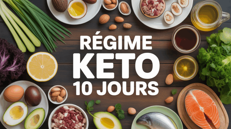 Vue d'ensemble aliments regime keto 10 jours