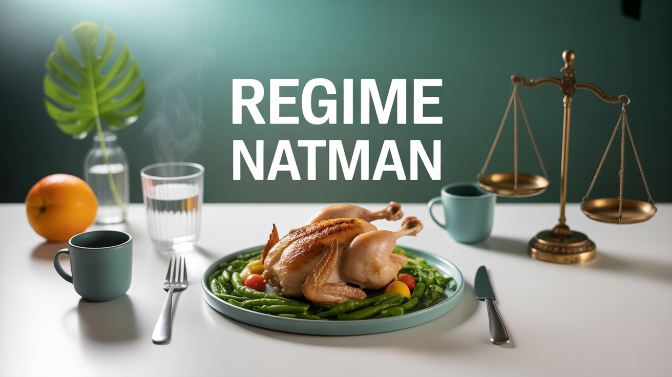 regime natman assiette poulet legumes cafe balance