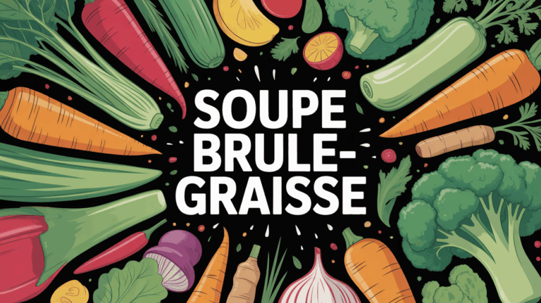 Marmite avec légumes soupe brûle-graisse et épices