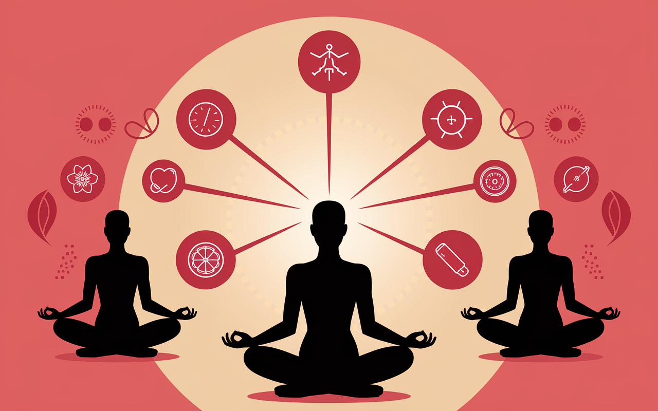 Effets circulation concentration equilibre posture sur la tete yoga Sirsasana