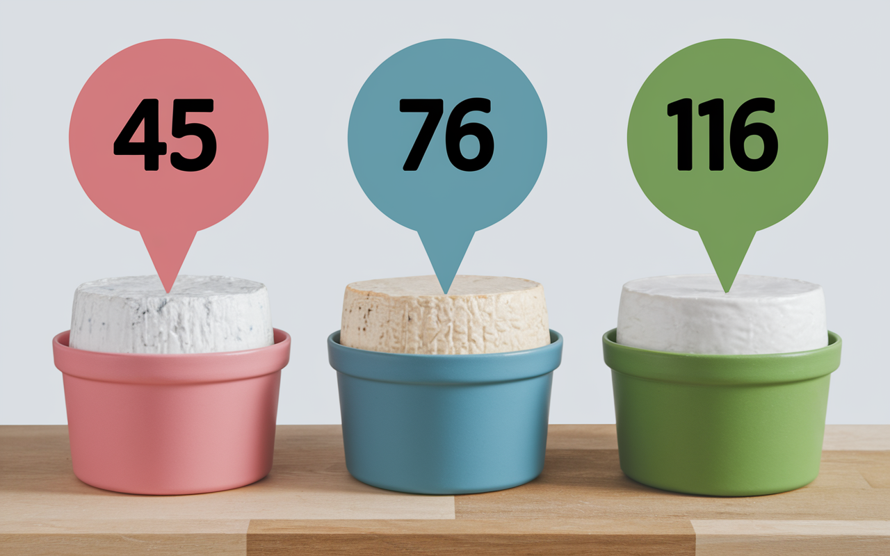 trois pots fromage blanc bouchons kcal