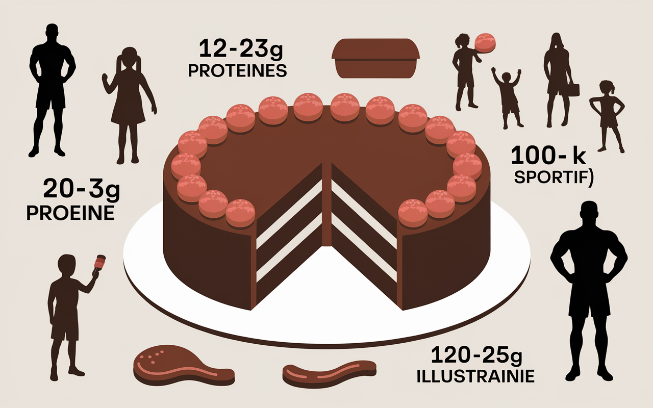 gateau chocolat proteine informations nutrition