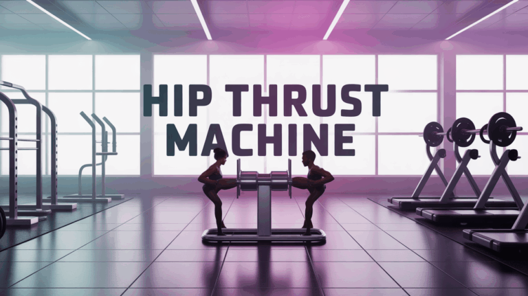 hip thrust machine salle de sport silhouettes fessiers
