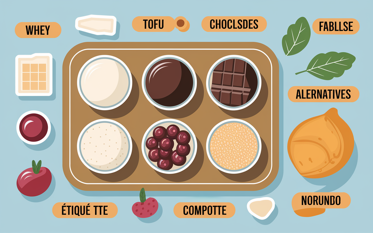 ingredients gateau chocolat proteine et variantes