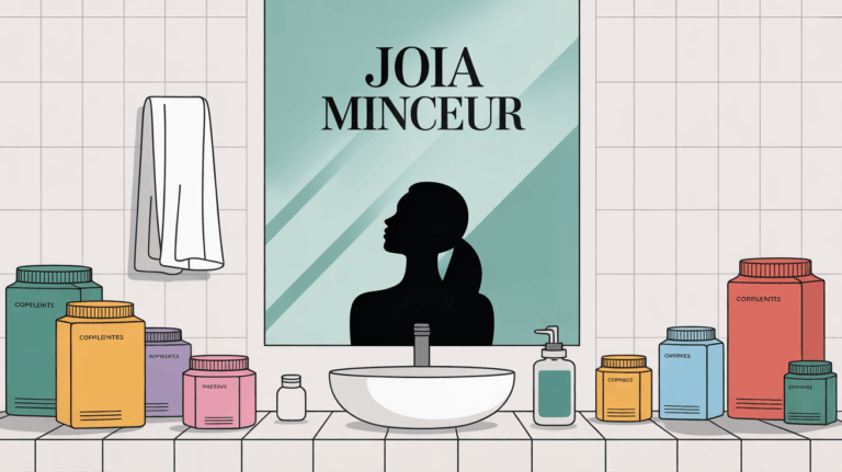 Joia Minceur en salle de bain, compléments alimentaires
