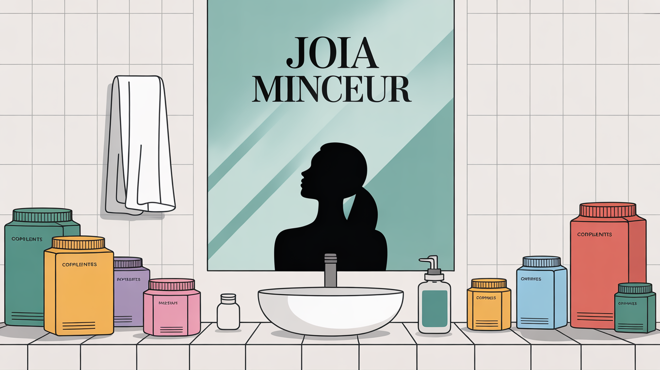 Joia Minceur en salle de bain, compléments alimentaires