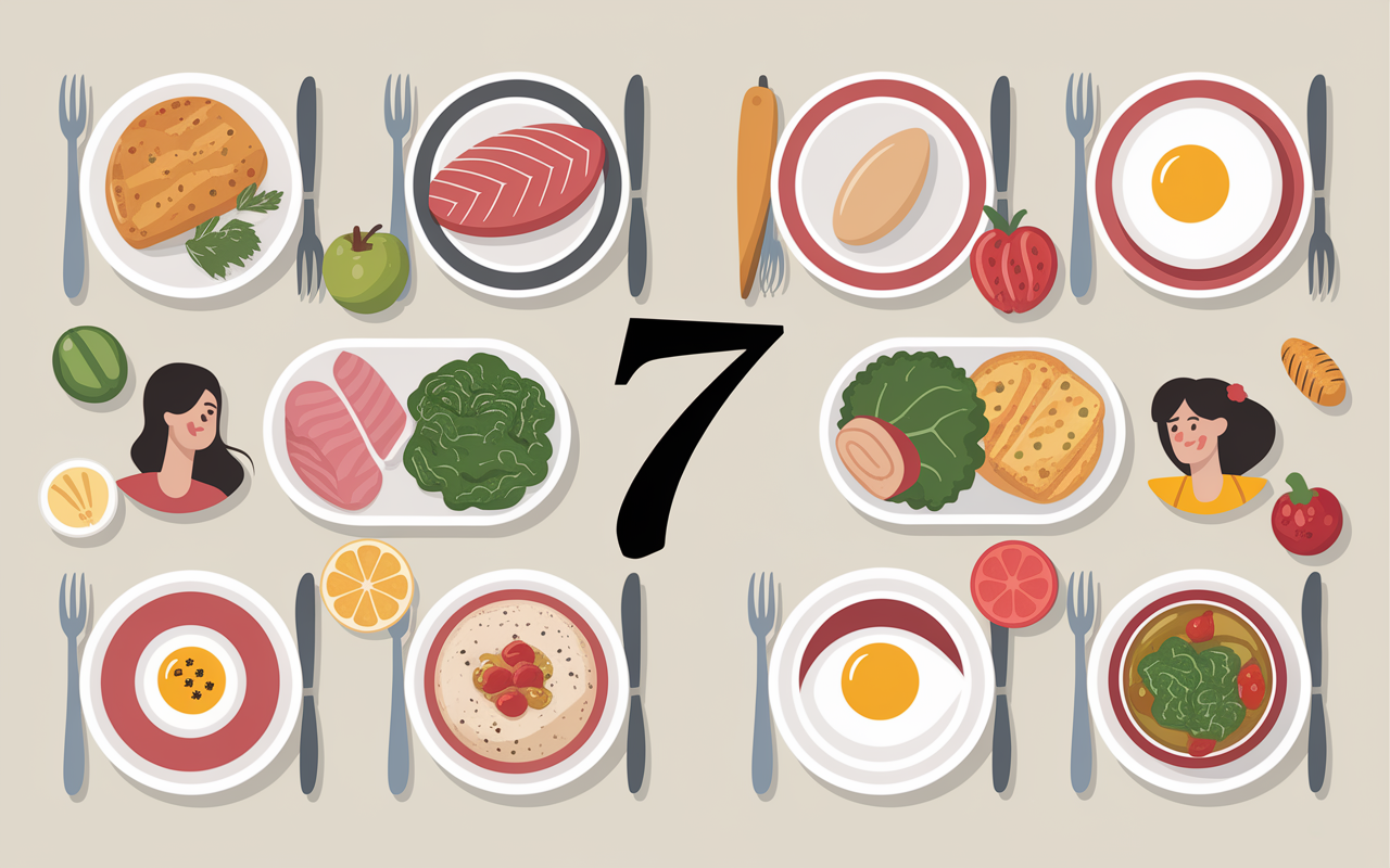 tableau menu proteine 7 jours perte 5 kg
