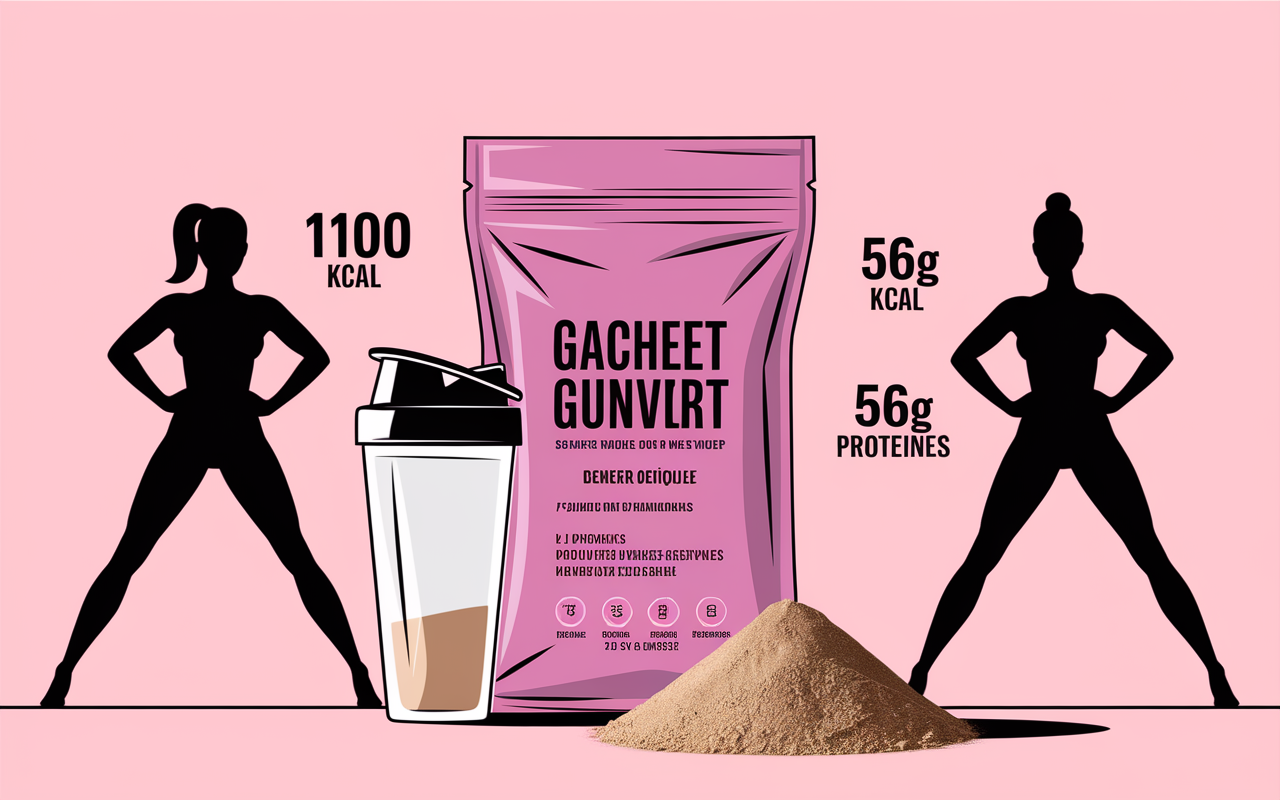 composition gainer mutant mass 1100kcal 56g proteines