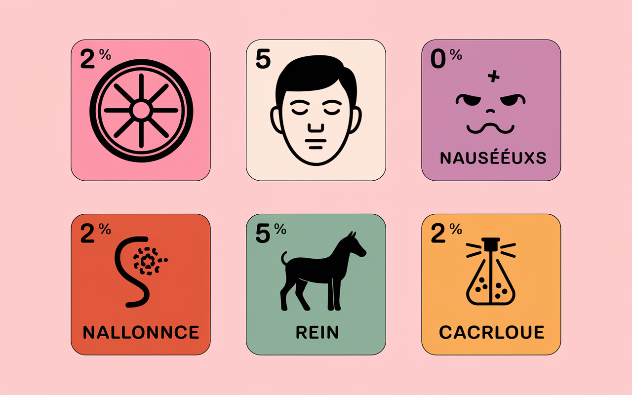 Nutrisens Forteocare liste effets secondaires