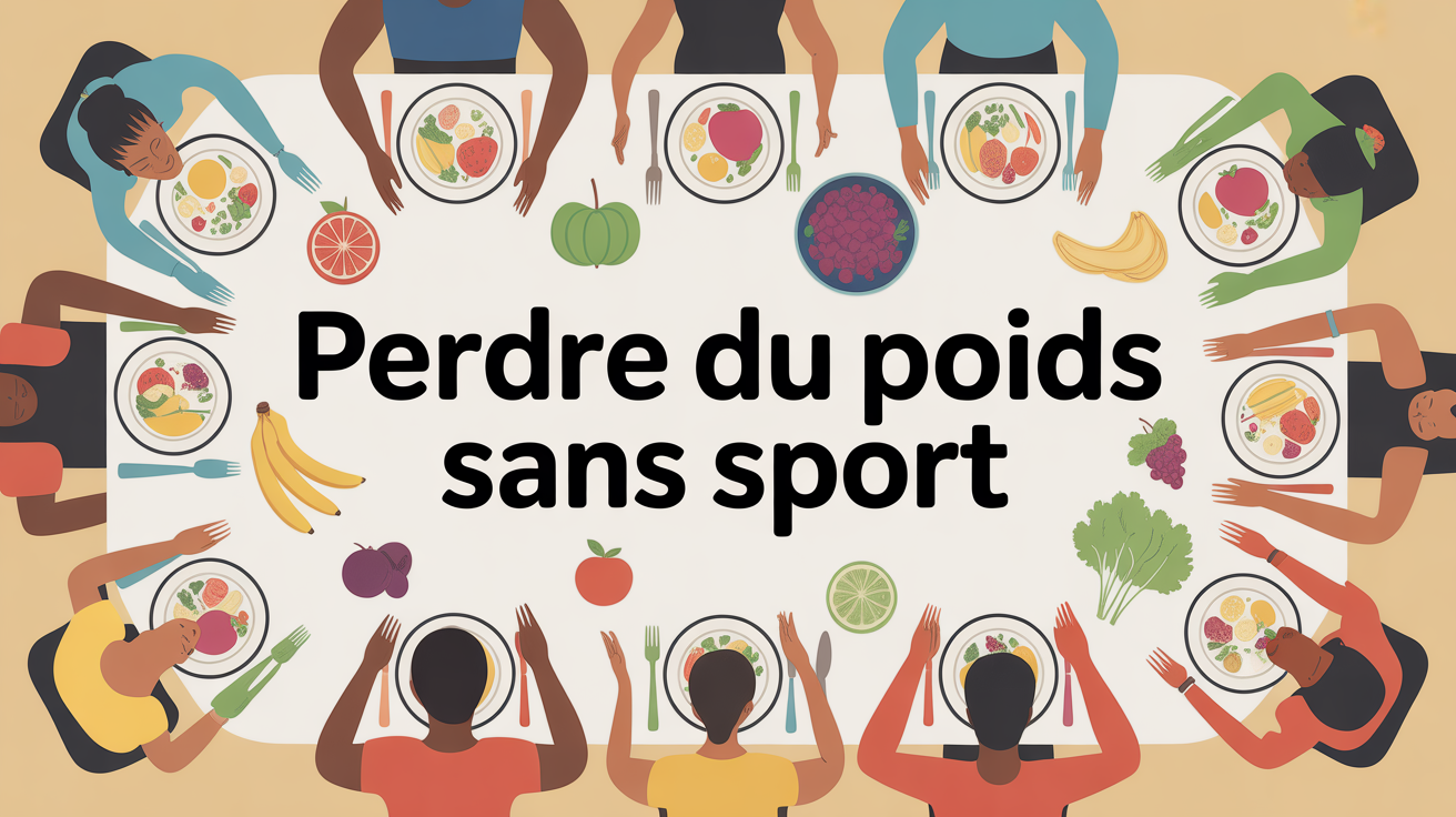 Table conviviale repas équilibré perdre du poids sans sport
