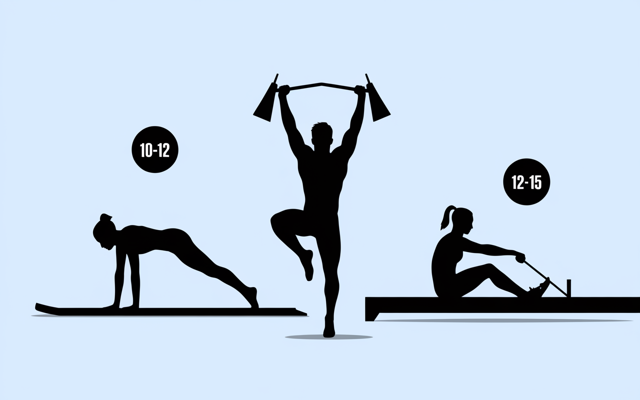 Programme dos planche superman rowing mouvements