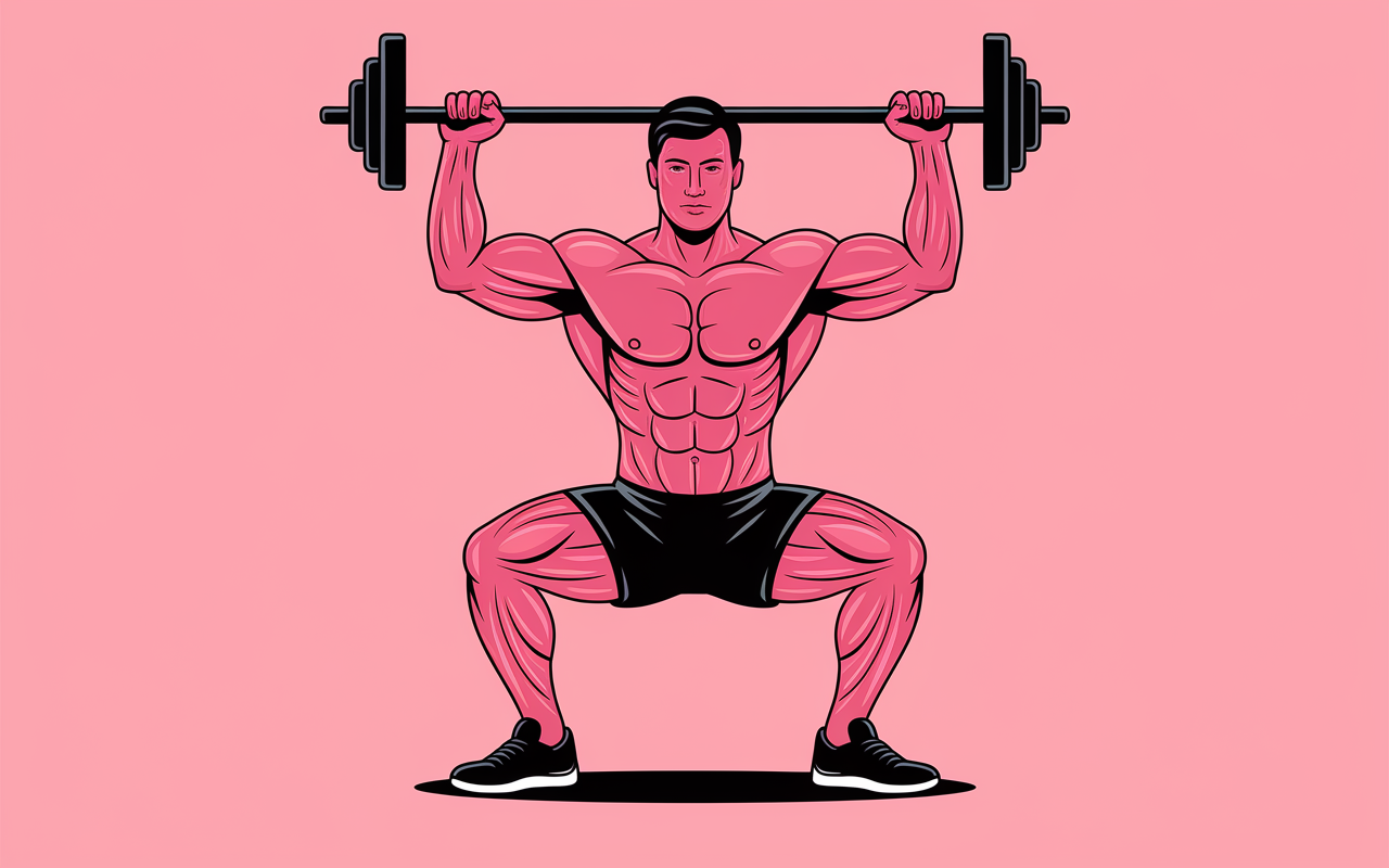 illustration pompes gainage squat programme musculation natation pdf
