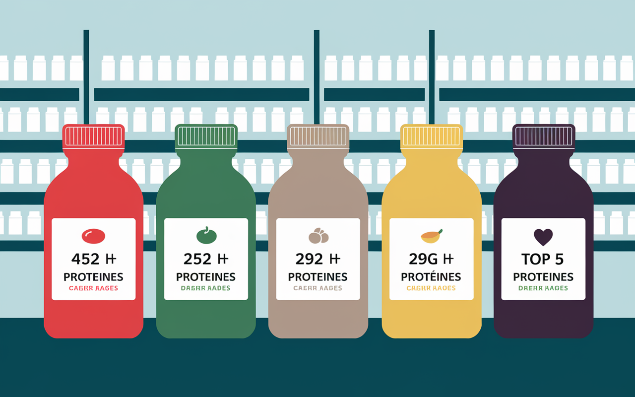 comparatif boissons proteinees pharmacie pour seniors