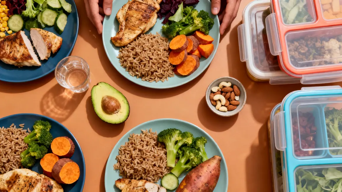 Assiette proteines lipides glucides perte poids
