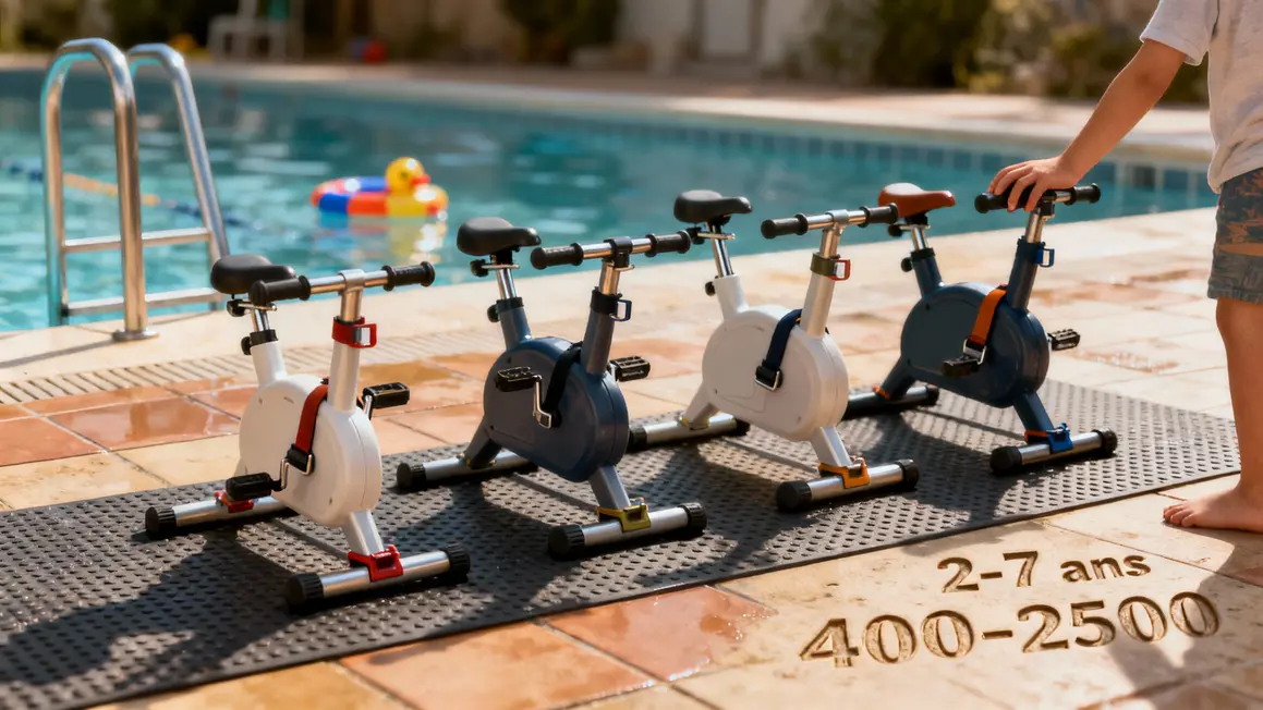 tableau comparatif aquabike materiaux fixations prix