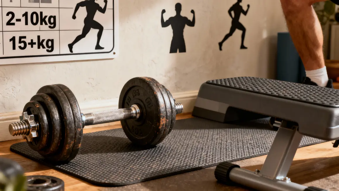 haltères musculation domicile banc