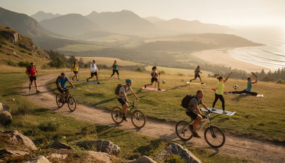Vue groupe sports outdoor Sportrip France