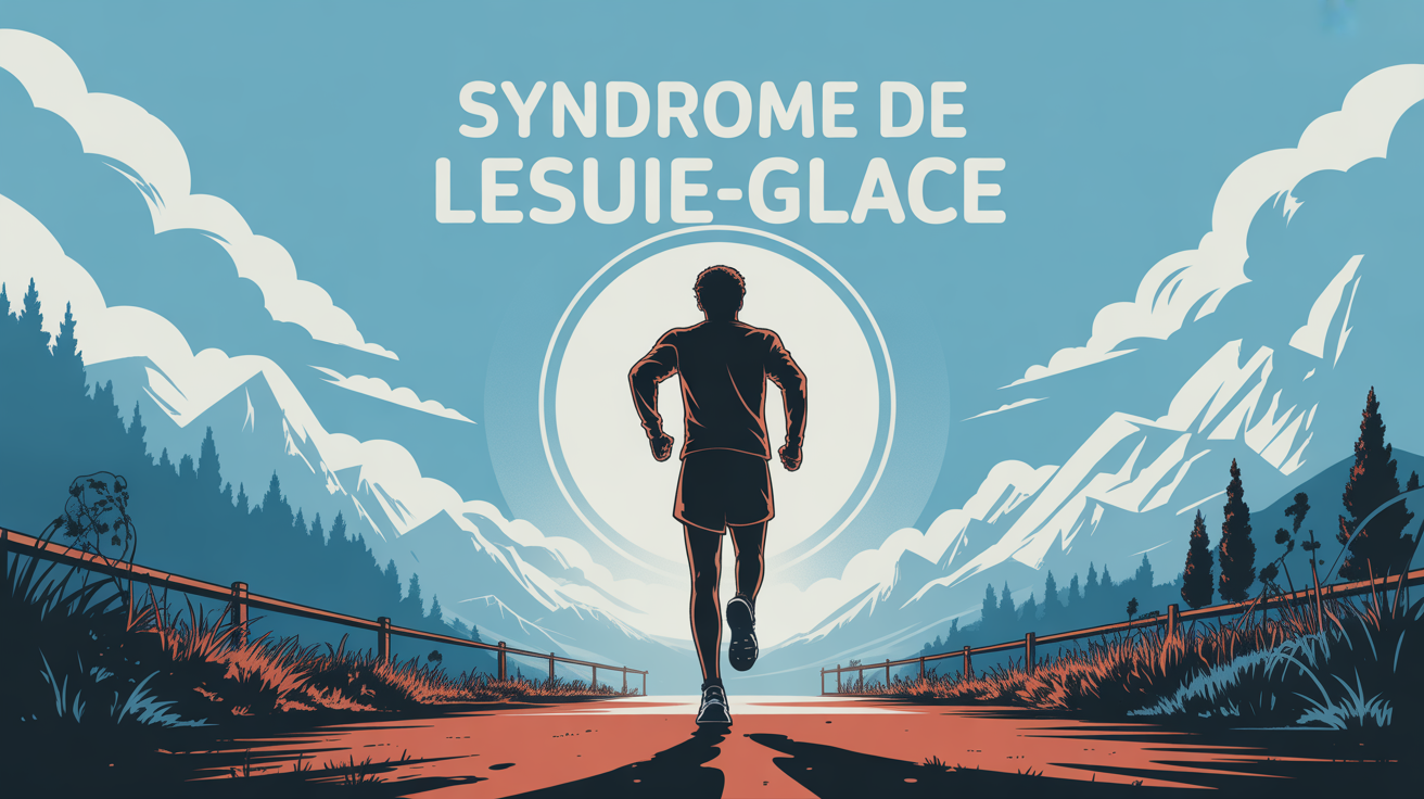 illustration coureur genou halo texte syndrome de l essuie glace genou