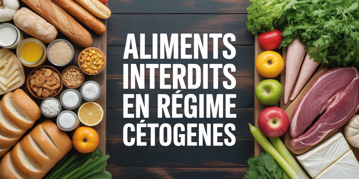 Comparaison aliments interdits et autorises regime cetogene