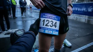 Championnat de france 10 km 2025 : dossard et chronomètre