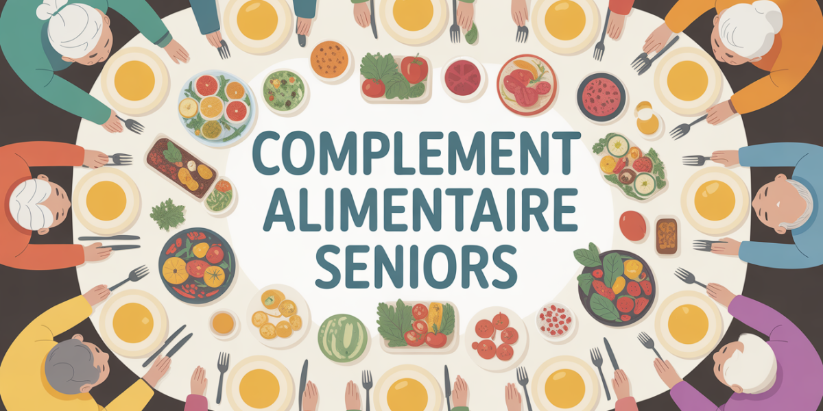Seniors repas convivial nutrition complémentaires