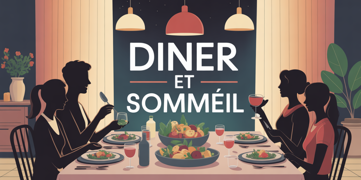 table familiale diner sommeil plats equilibres