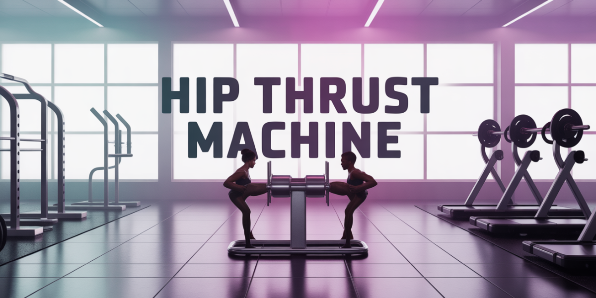 hip thrust machine salle de sport silhouettes fessiers