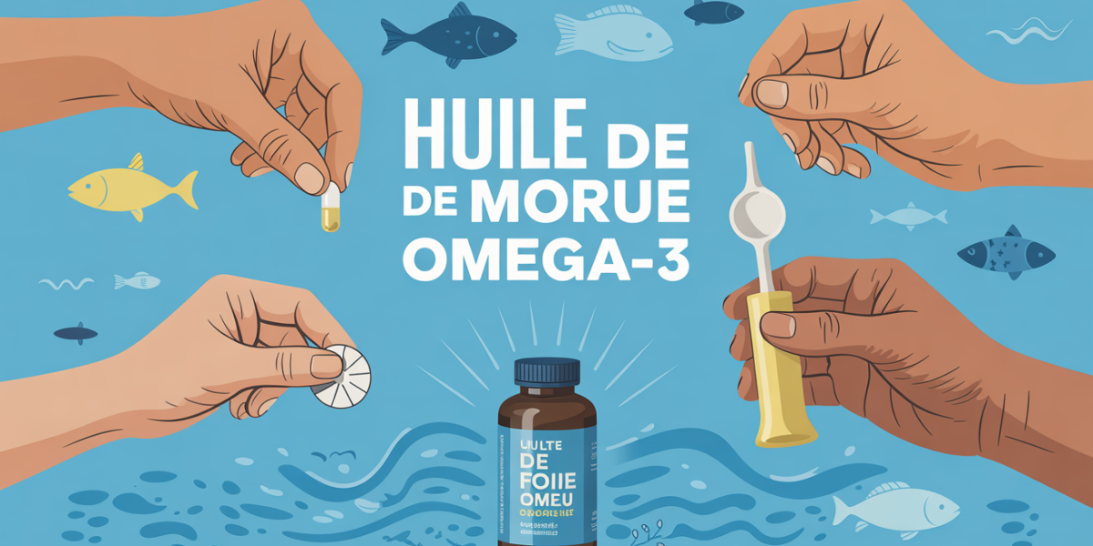 Mains tendent capsule huile de foie de morue omega-3 pour tous âges