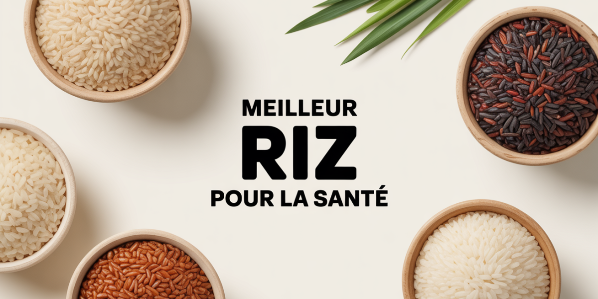 Bols de riz variés complet noir rouge blanc santé