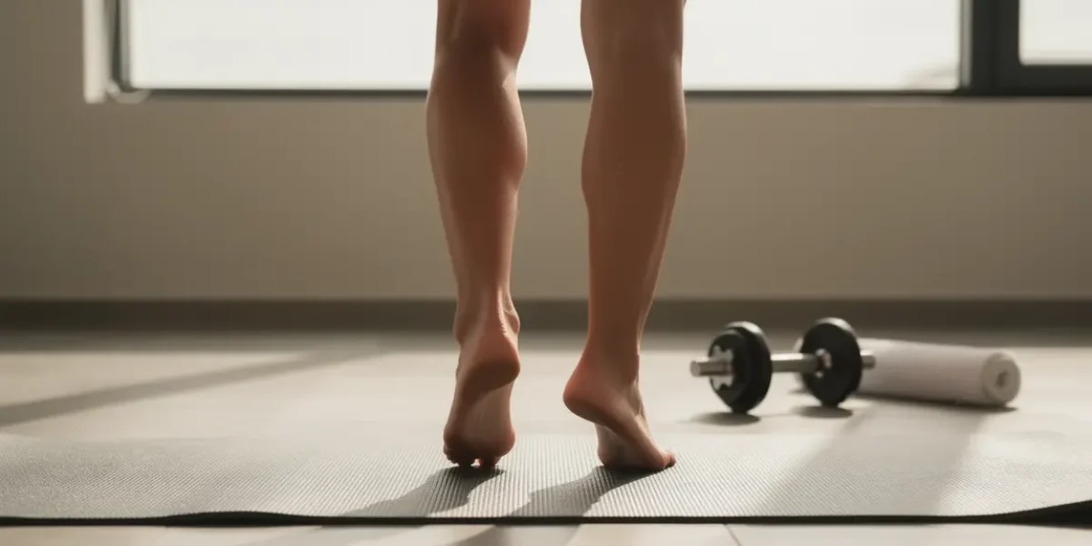 photo silhouette sportive mollets musclés pointe pieds
