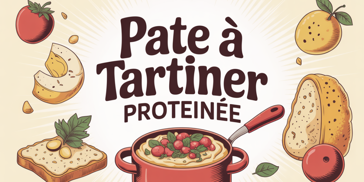 illustration pot pate a tartiner proteinee haltere fruits