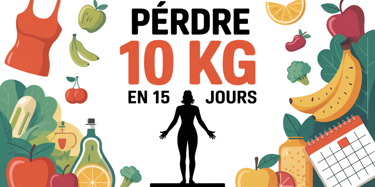 illustration motivation perte 10 kg en 15 jours sante