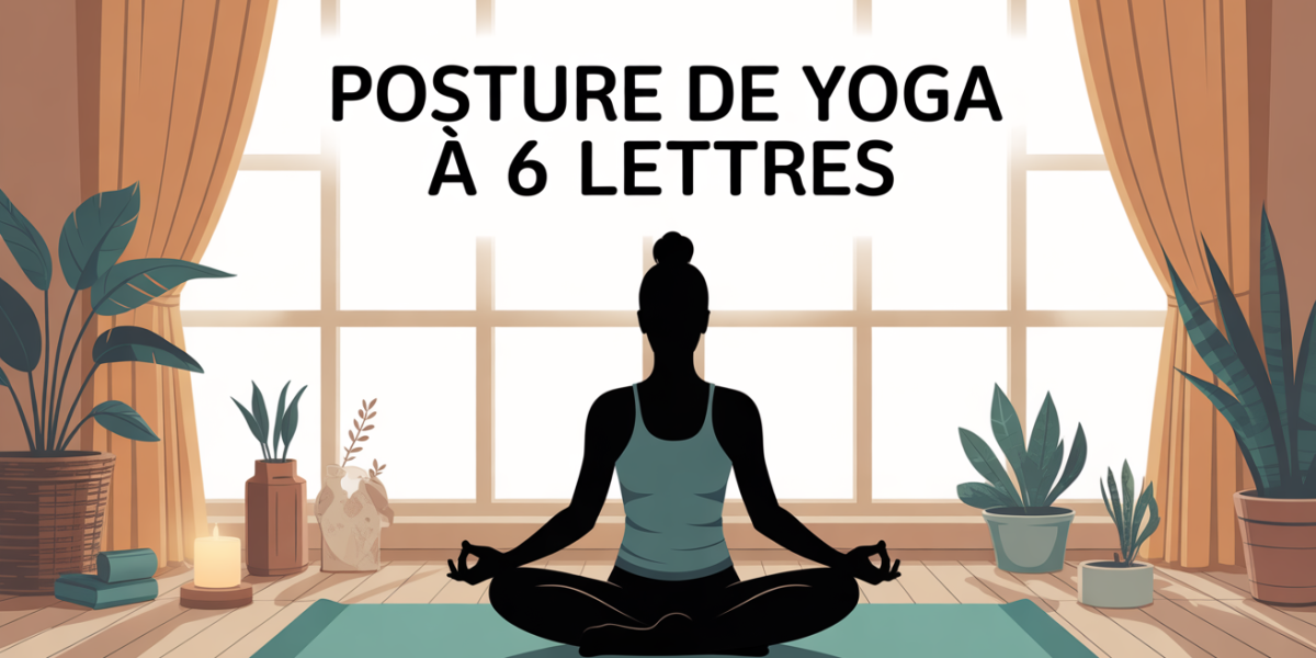 Grille de mots croises et yoga zen posture assise