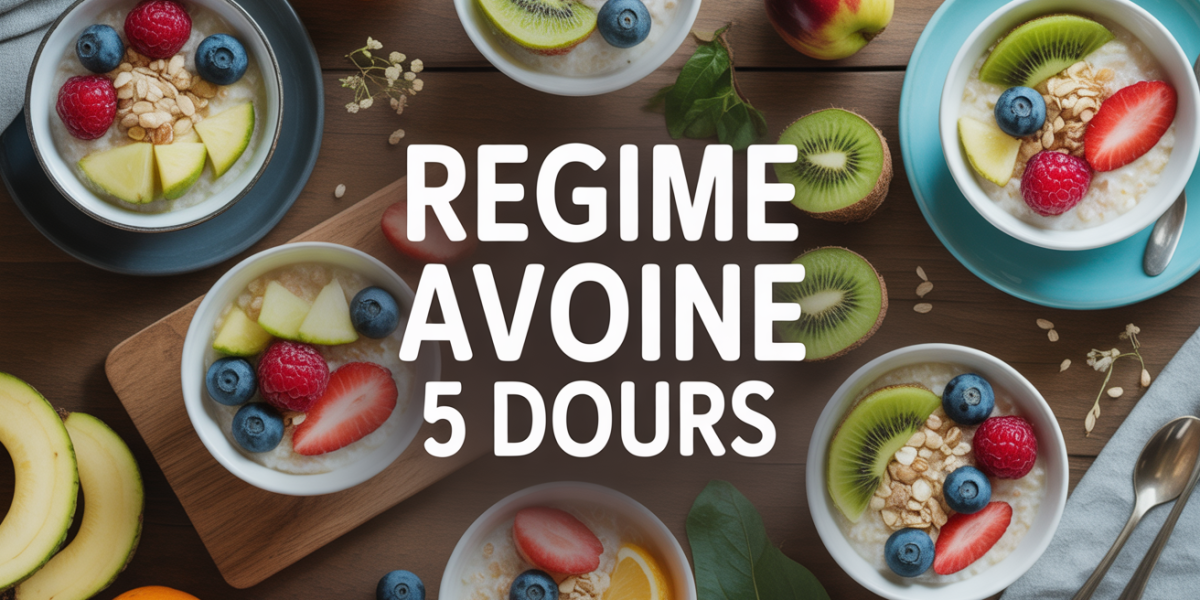 porridge avoine fruit regime 5 jours