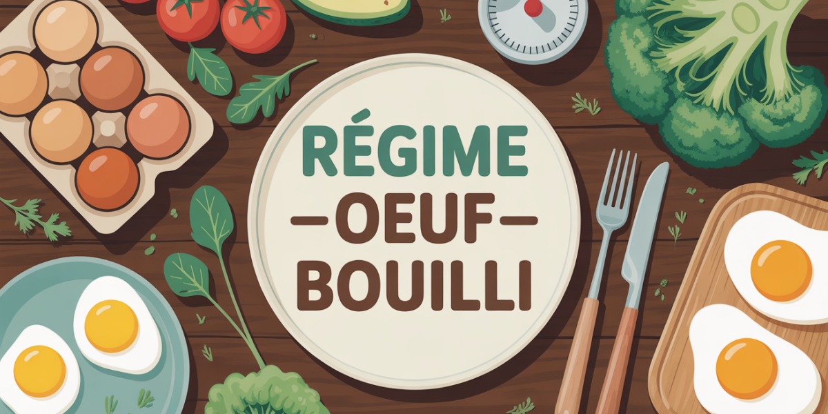 gros plan sur oeufs durs, legumes frais et metre regime oeuf bouilli