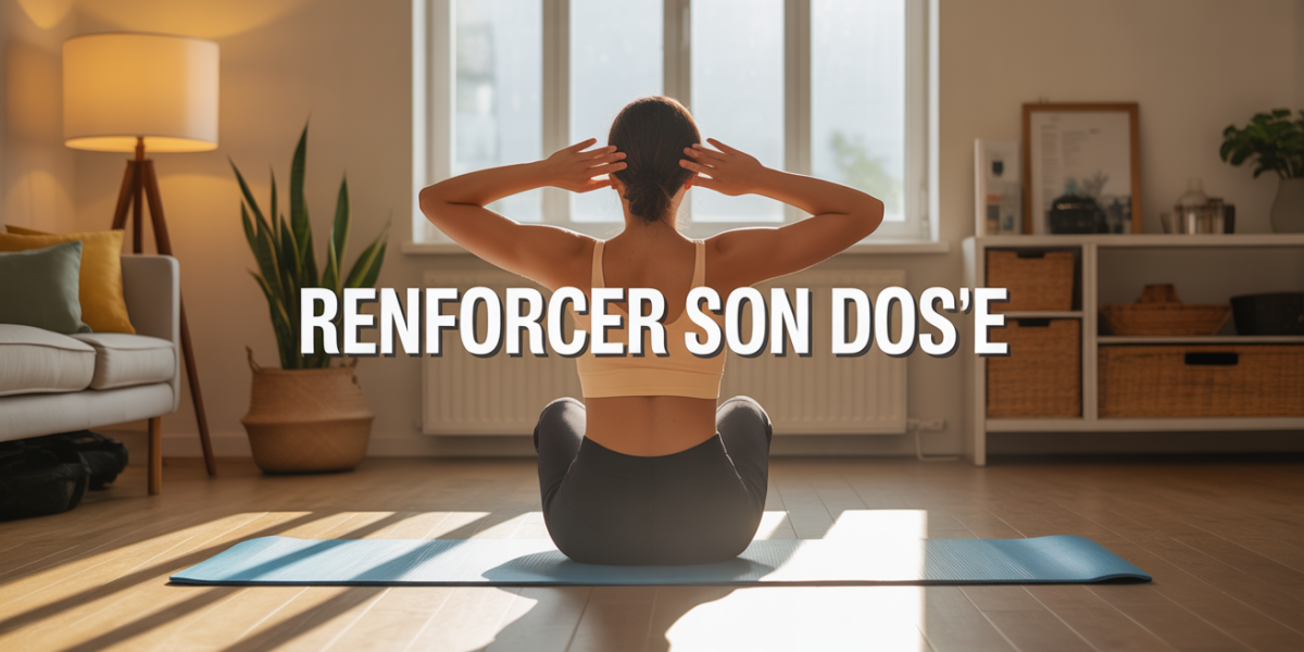 Exercices dos à la maison sur tapis