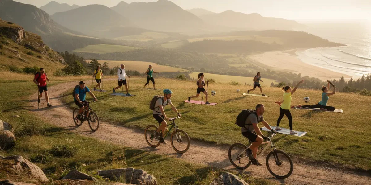 Vue groupe sports outdoor Sportrip France