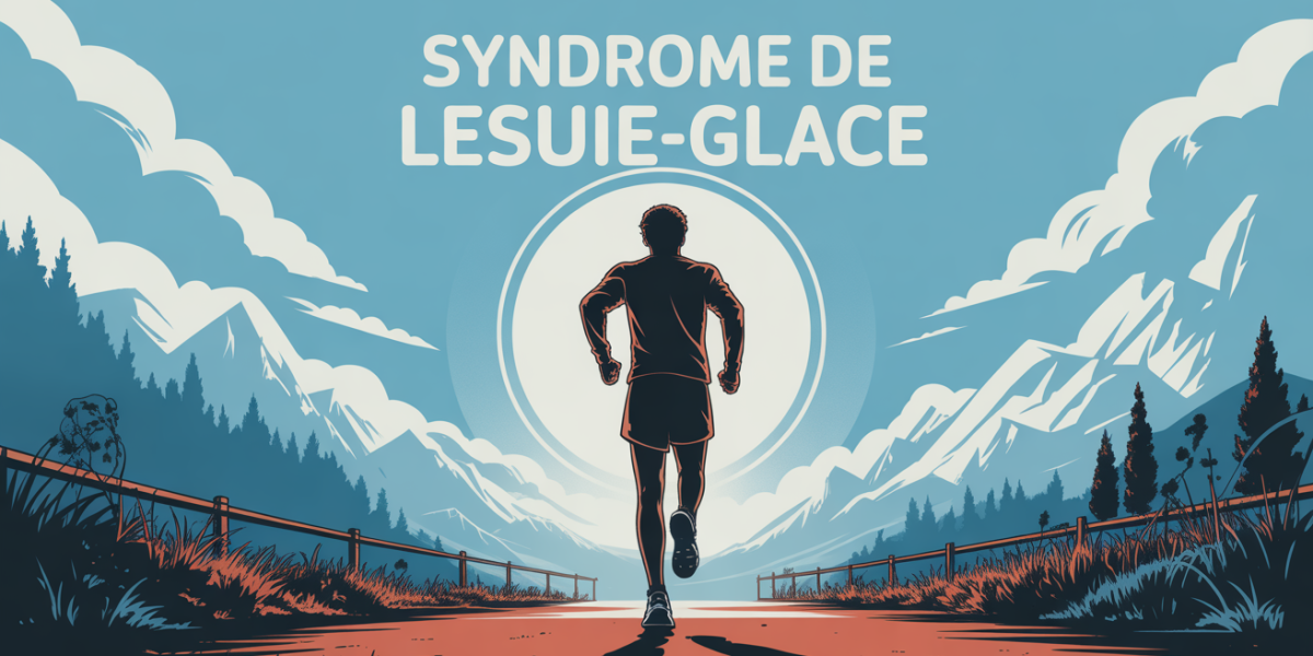 illustration coureur genou halo texte syndrome de l essuie glace genou